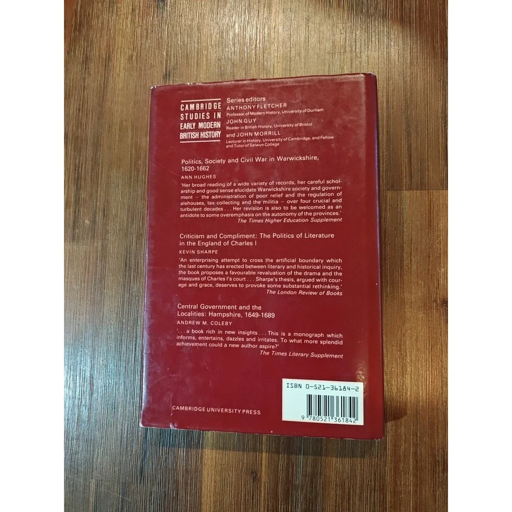 Charles I and the Road To Personal Rule LJ Reeve English Hardcover 9780521361842